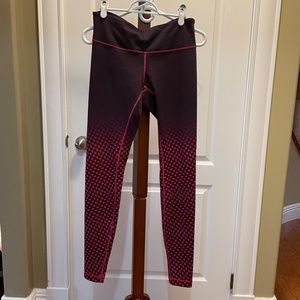 Lululemon leggings, size 8 ombre checkered pattern